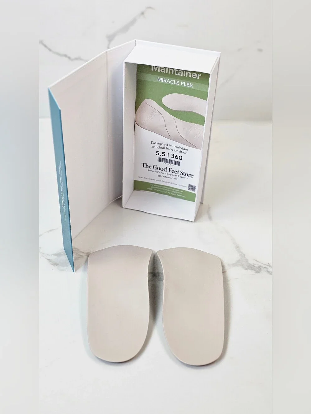 The Good Feet Store 3-Step System Arch Supports Size 5.5/W461 Incomplete Set